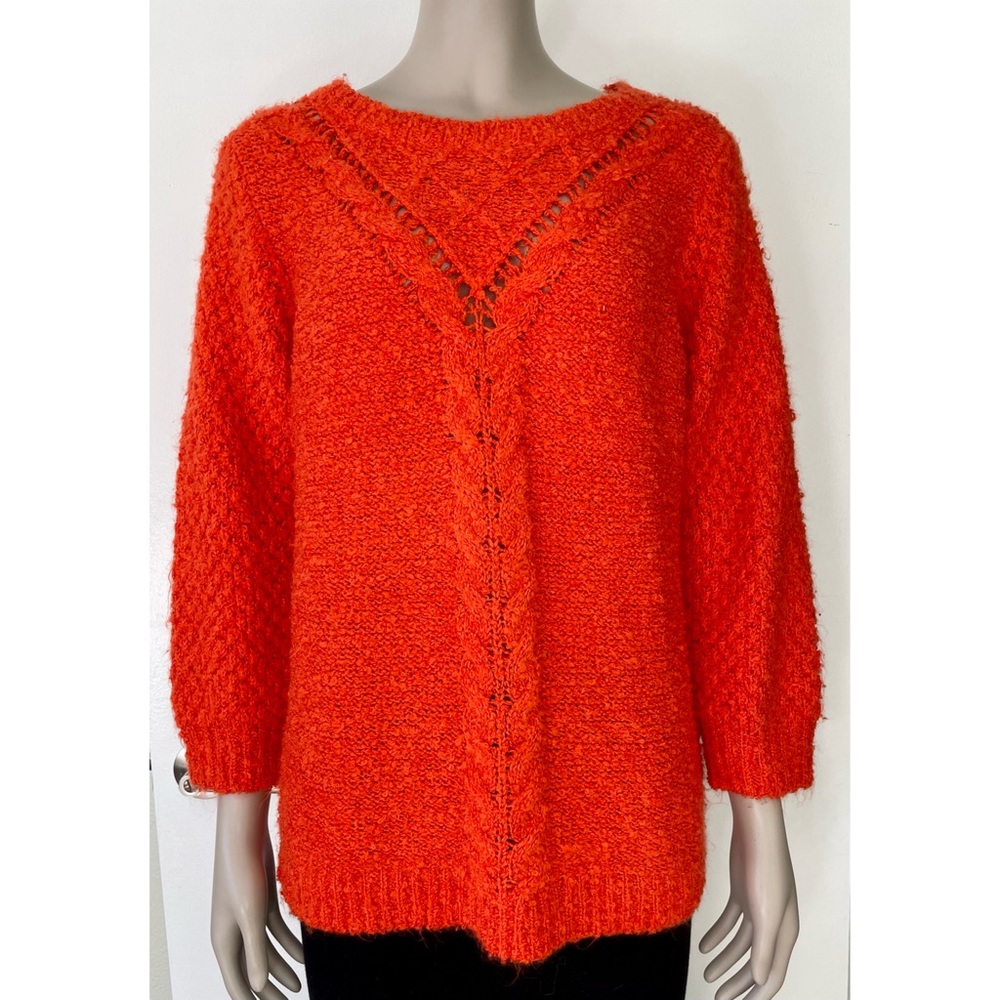 Daniel Cremieux Vibrant Orange Sweater